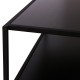 Tavolo centrale in metallo nero 106x53x45,5cm...