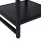 Mesa auxiliar black metal 38x38x45,7cm...