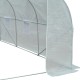 Kunststoff Gewächshaus weiß 450x300x200cm...