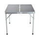 Campingtisch mit 4 Klappstühlen - Aluminium - ...