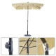 Terrace parasol garden or patio - color beige -...