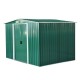 Shed metal plate green 246x192,5x177,5cm...