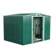 Shed metal plate green 246x192,5x177,5cm...