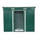 Cobertizo Galvanizado Placa Verde 237x119x181cm...