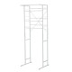 Mensola in metallo ferro bianco 56x185x67-78cm...