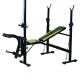 Weight bench black steel 175x110x202cm...