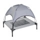 Cama para Mascotas Tela Gris 76x61x76cm...