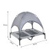 Letto per animali domestici tessuto grigio 92x76x192cm...