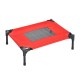 Bed for pets grey fabric 64x46x18cm...
