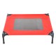 Bed for pets grey fabric 76x61x18cm...