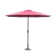 Reclining umbrella type parasol for terrace and jar.