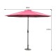 Parasol en pente pour terrasse et pot.