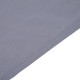 Triangular candle awning of grey fabric 5m for garden.