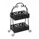 Black iron shelf 50x25x70cm...