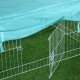 Plated iron enclosure 144x112x60cm...