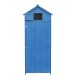 Jardin en bois bleu 77x54,2x179cm...