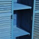 Garden shed with blind blue wood 87...