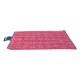 Carpet for beach folding lacquered fabric.