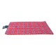Carpet for beach folding lacquered fabric.