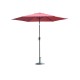 Parasol umbrella with crank red wine aluminum ...