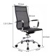 Office chair liftable black 55x62x111-119cm...