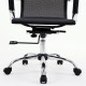 Office chair liftable black 55x62x111-119cm...