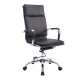 Liftable office chair with black headrest pu.