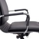 Liftable office chair with black headrest pu.