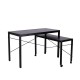 PC table pc black metal 2 tables.