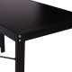 Mesa de Ordenador PC Negro Metal 2 Mesas...