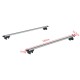 Barras de Coche Universal con Llave Plateado Alumin...