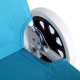 Tumbona com toldo azul oxford rodas 148x52x14cm...