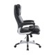 Cadeira de escritório preto pu 66 x 71 x 110-120cm...