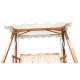 Swing chair - natural wood color - mad.