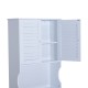 Shelf on toilet – white color - wood - 6...