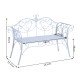 Banc de jardin pour 2 personnes – blanc – ace.