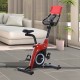 Magnetic static bike – black and red - ...