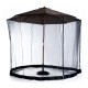 Mosquito net with Cremallera – black – ma.