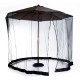 Mosquito net with Cremallera – black – ma.