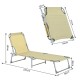 Folding and reclining sunbed for beach or pool –...