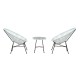 Mobili set terrazza giardino – colore bianco –...