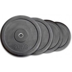 DISCOS DE GIMNASIO DE GOMA 30 MM