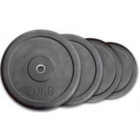 DISCOS DE GIMNASIO DE GOMA 30 MM