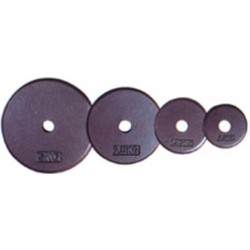 DISCOS COMPACTOS 30 MM DE HIERRO GIMNASIO DE 0,5 KG A 5 KG