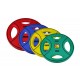 COLORED POLYURETHANE DISCS 51 MM DIAMETER WITH GRIP