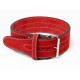 CINTURN INZER POWERLIFTING - HEBILLA - ROJO - 1.3 CM