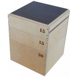 JUEGO DE CAJAS DE SALTO PLIOMÉTRICO FLEX DE MADERA