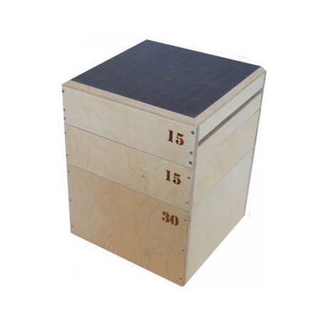 JUEGO DE CAJAS DE SALTO PLIOMÉTRICO FLEX DE MADERA