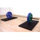 BLACK RUBBER AND POLYUTERAN PLATES 40 MM TO LIFT WEIGHTS