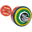 SET BARRA + DISCOS POWERLIFTING DE COMPETIÇÃO IPF ELEIKO 435 KG